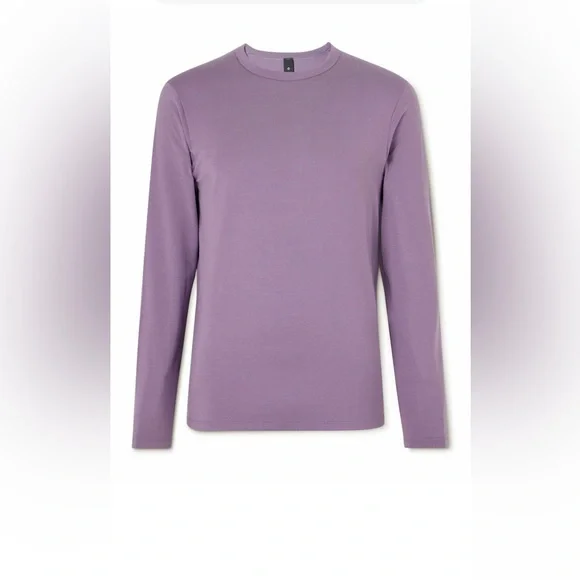 lululemon athletica Men's Long Sleeve Crew Neck Shirt - Lavender Purple - Picture 3 of 3